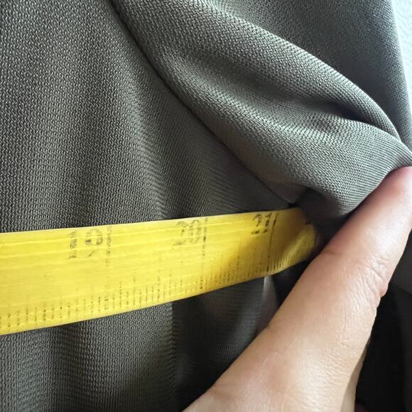 Chicos Green Utility Jumpsuit Size 2 Large Boho Minimalist Casual Retro - Picture 6 of 6